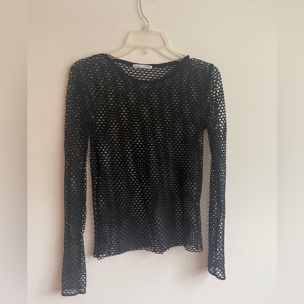 Women’s fishnet long sleeve